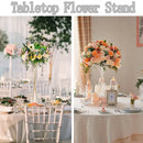 GobekUsa Gold Metal Trumpet Flower Stand Vases