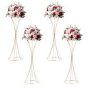 GobekUsa Gold Metal Trumpet Flower Stand Vases