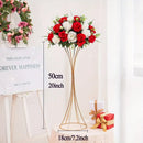 GobekUsa Gold Metal Trumpet Flower Stand Vases