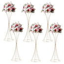 GobekUsa Gold Metal Trumpet Flower Stand Vases