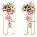 GobekUsa Gold Metal Vase Set for Home Events
