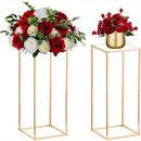 GobekUsa Gold Metal Vase Set for Home Events