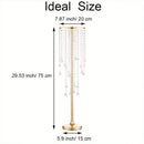 GobekUsa Gold Metal Vases Set, Elegant 29.6" Height