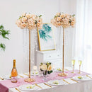 GobekUsa Gold Metal Vases Set, Elegant 29.6" Height