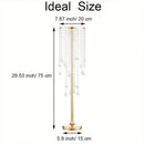 GobekUsa Gold Metal Vases Set, Elegant 29.6" Height