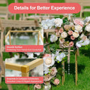 GobekUsa Gold Metal Wedding Flower Stand Set