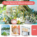 GobekUsa Gold Metal Wedding Flower Stand Set
