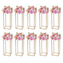 GobekUsa Gold Metal Wedding Flower Stand Set