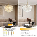 GobekUsa Gold Pendant Chandelier with Adjustable Height