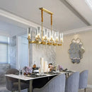 GobekUsa Gold Plated Nordic Living Room LED Chandelier | Luxury Hanging Pendant Lighting