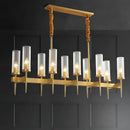 GobekUsa Gold Plated Nordic Living Room LED Chandelier | Luxury Hanging Pendant Lighting