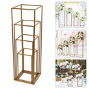GobekUsa Gold Wedding Flower Vase Stand Set