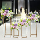 GobekUsa Gold Wedding Flower Vase Stand Set