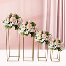 GobekUsa Gold Wedding Flower Vase Stand Set