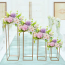 GobekUsa Gold Wedding Flower Vase Stand Set