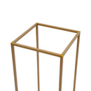 GobekUsa Gold Wedding Flower Vase Stand Set