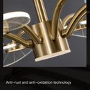 GobekUsa Golden Art Peacock LED Chandelier for Modern Luxury Living Room Bedroom Dining Hotel