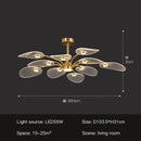 GobekUsa Golden Art Peacock LED Chandelier for Modern Luxury Living Room Bedroom Dining Hotel