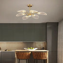 GobekUsa Golden Art Peacock LED Chandelier for Modern Luxury Living Room Bedroom Dining Hotel