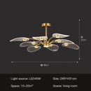 GobekUsa Golden Art Peacock LED Chandelier for Modern Luxury Living Room Bedroom Dining Hotel