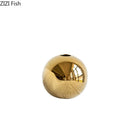 GobekUsa Golden Ball Ceramic Vase Home Decor