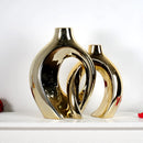 GobekUsa Golden Flower Vase - Home Decor Accessory