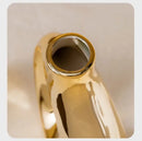 GobekUsa Golden Flower Vase - Home Decor Accessory