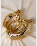GobekUsa Golden Flower Vase - Home Decor Accessory