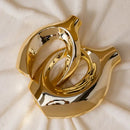 GobekUsa Golden Flower Vase - Home Decor Accessory