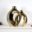 GobekUsa Golden Flower Vase - Home Decor Accessory
