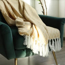 GobekUsa Golden Knitted Blanket: Luxuriously Soft Sofa Cover & Bedspread