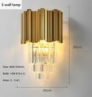 GobekUsa Golden Luxury Chandelier: Elegant Crystal Ceiling Light for Hotel Living Room