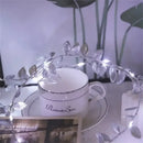 Golden silver tiny leaves fairy lights bedroom decor by Decorbites