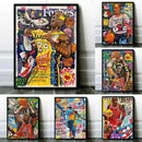 GobekUsa Graffiti Basketball Celebrities Wall Art Print