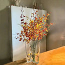 GobekUsa Green Glass Vase for Modern Decor