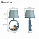 GobekUsa Guitar Girl Table Lamp for Bedroom Study Desk Light - Nordic Home Decor