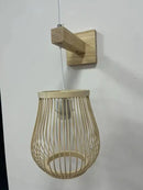 GobekUsa Hand-Knit Bamboo Pendant Ceiling Light by Decorbites