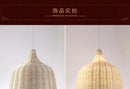 GobekUsa Hand-Knit Bamboo Pendant Ceiling Light by Decorbites