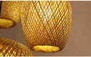 GobekUsa Hand-Knit Bamboo Pendant Ceiling Light by Decorbites