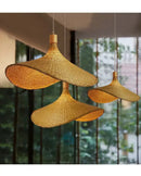GobekUsa Hand-Knit Bamboo Pendant Ceiling Light by Decorbites
