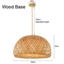 GobekUsa Hand-Knit Bamboo Pendant Ceiling Light by Decorbites