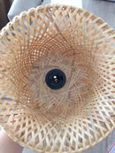GobekUsa Hand-Knit Bamboo Pendant Ceiling Light by Decorbites