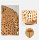 GobekUsa Hand-Knit Bamboo Pendant Ceiling Light by Decorbites