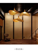 GobekUsa Hand-Knit Bamboo Pendant Ceiling Light by Decorbites