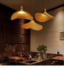 GobekUsa Hand-Knit Bamboo Pendant Ceiling Light by Decorbites