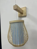 GobekUsa Hand-Knit Bamboo Pendant Ceiling Light by Decorbites
