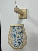 GobekUsa Hand-Knit Bamboo Pendant Ceiling Light by Decorbites