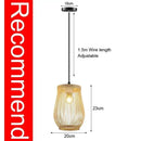 GobekUsa Hand-Knit Bamboo Pendant Ceiling Light by Decorbites