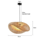 GobekUsa Hand-Knit Bamboo Pendant Ceiling Light by Decorbites