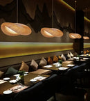 GobekUsa Hand-Knit Bamboo Pendant Ceiling Light by Decorbites